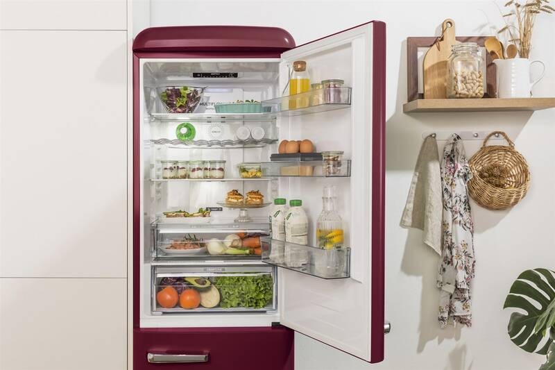 Chladnička Gorenje ONRK619DR-L, bordó