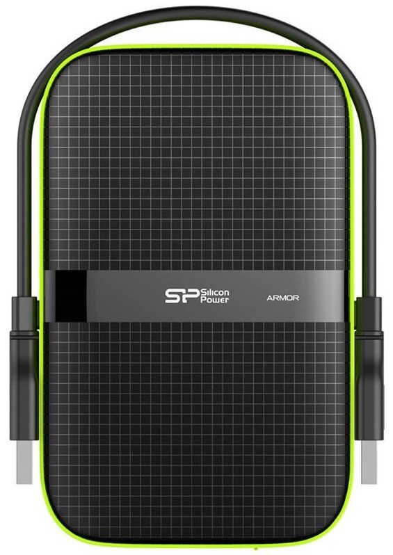 Externí pevný disk 2,5" Silicon Power Armor A60 2TB černý/zelený