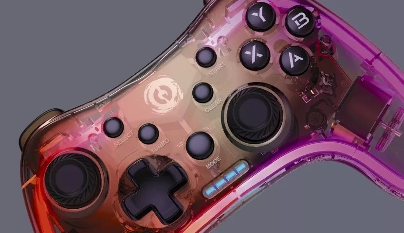 Gamepad Canyon GPW-04 RGB 5v1 (PS3, PS4, XBOX, Android, PC) průhledný Canyon GPW-04 RGB 5v1 (CND-GPW04)