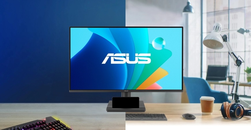 Herní monitor Asus VA279HG černý Pracovní stůl s monitorem Asus VA279HG s elegantním a udržitelným designem