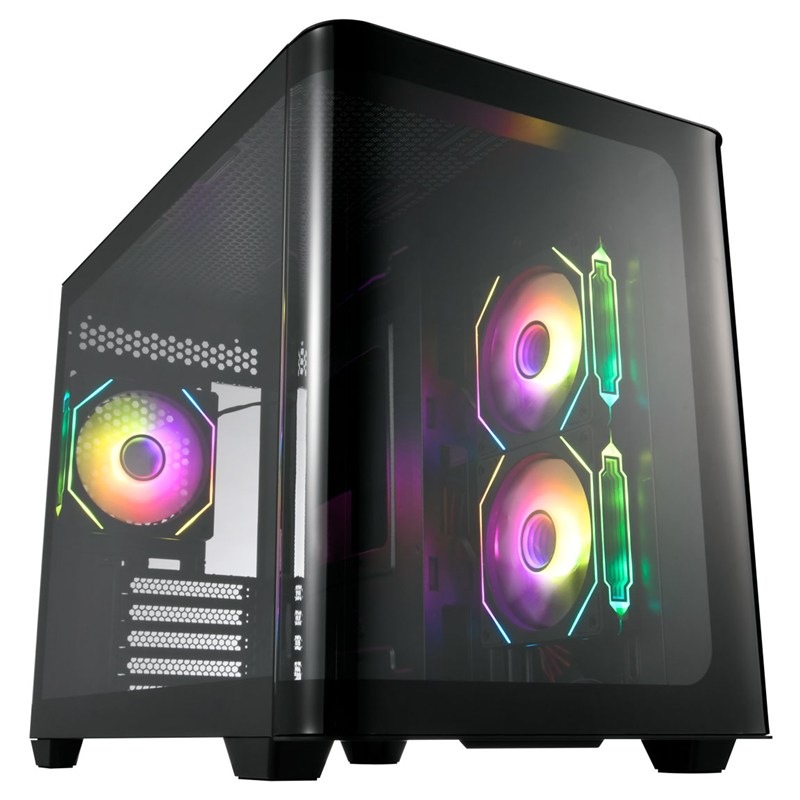 Case Fortron S380-BA - černá barva