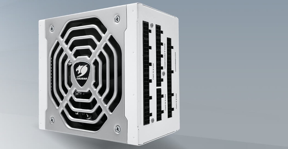 Zdroj Cougar POLAR 1050W, 80+ Platinum bílý Certifikace 80 PLUS Platinum zajistí účinnost až 92 procent