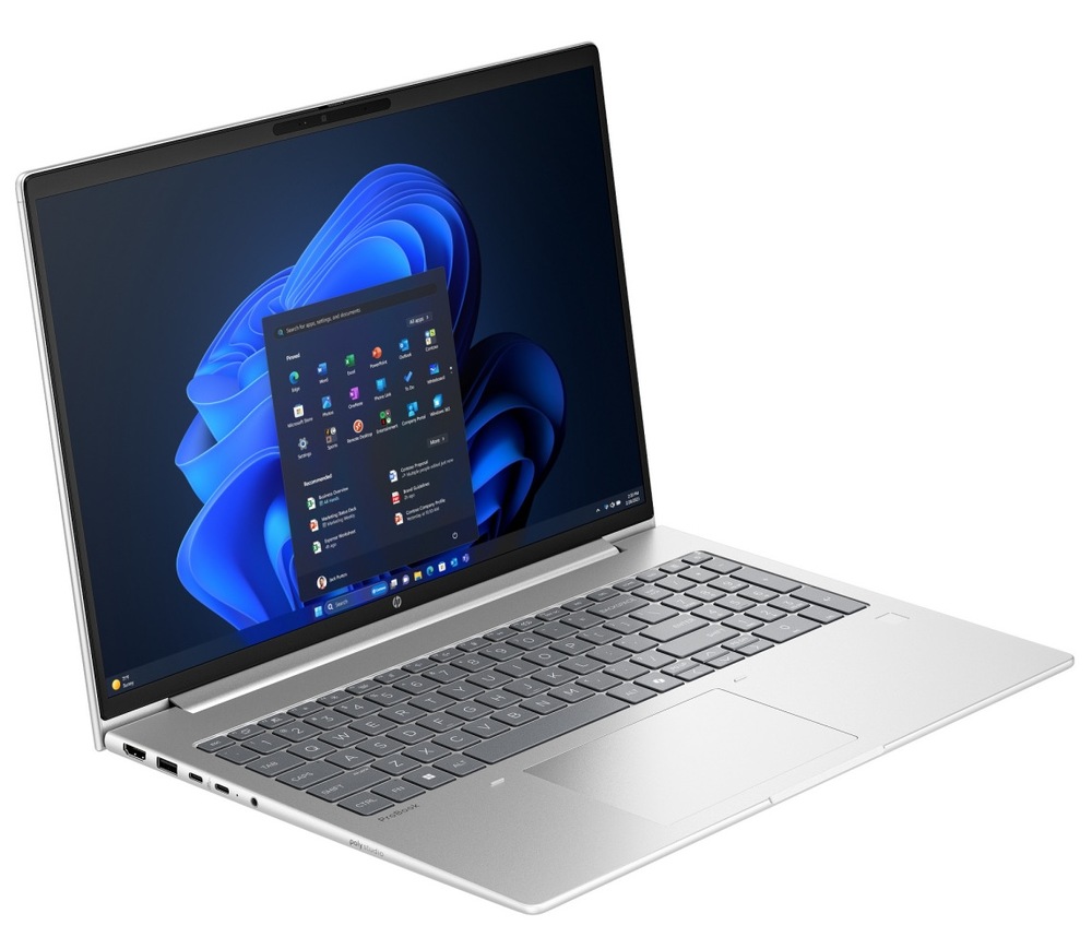 Notebook HP ProBook 4 G2a 16" stříbrný Šestnáctipalcový IPS displej poskytuje dostatek prostoru pro dvě otevřené aplikace, takže mezi dokumentem a tabulkou nemusíte neustále přepínat.