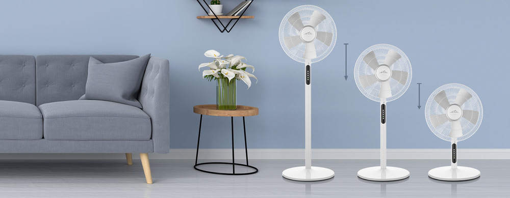 Ventilátor stojanový ETA Frio 1607 90000 bílý Ventilátor stojanový ETA Frio 1607 90000 bílý
