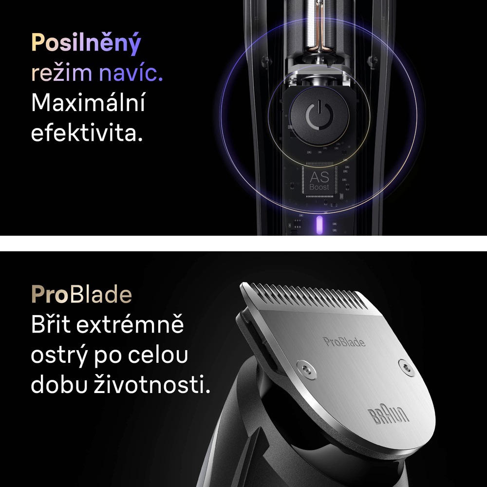 Zastřihovač vousů Braun Series 9 BT9560 šedý Braun Series 9