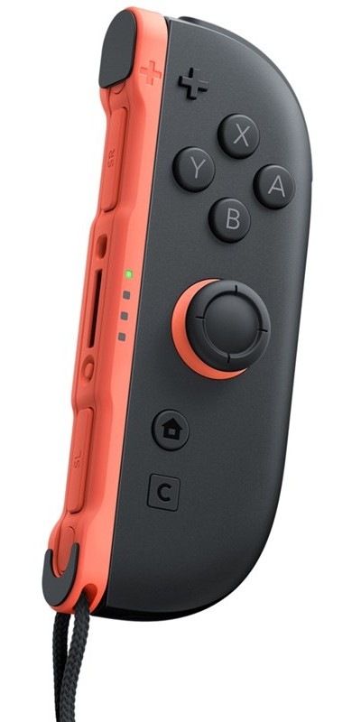 Bezdrátový ovladač Nintendo Switch 2 Joy-Con 2 Pravý černý/červený