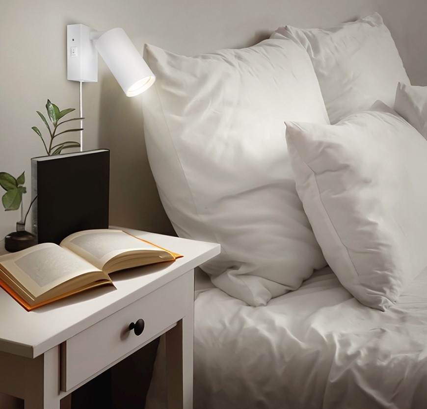 Nástěnné svítidlo Solight CELE, 1x GU10 bílé Nástěnné svítidlo Solight CELE, 1x GU10 - bílé