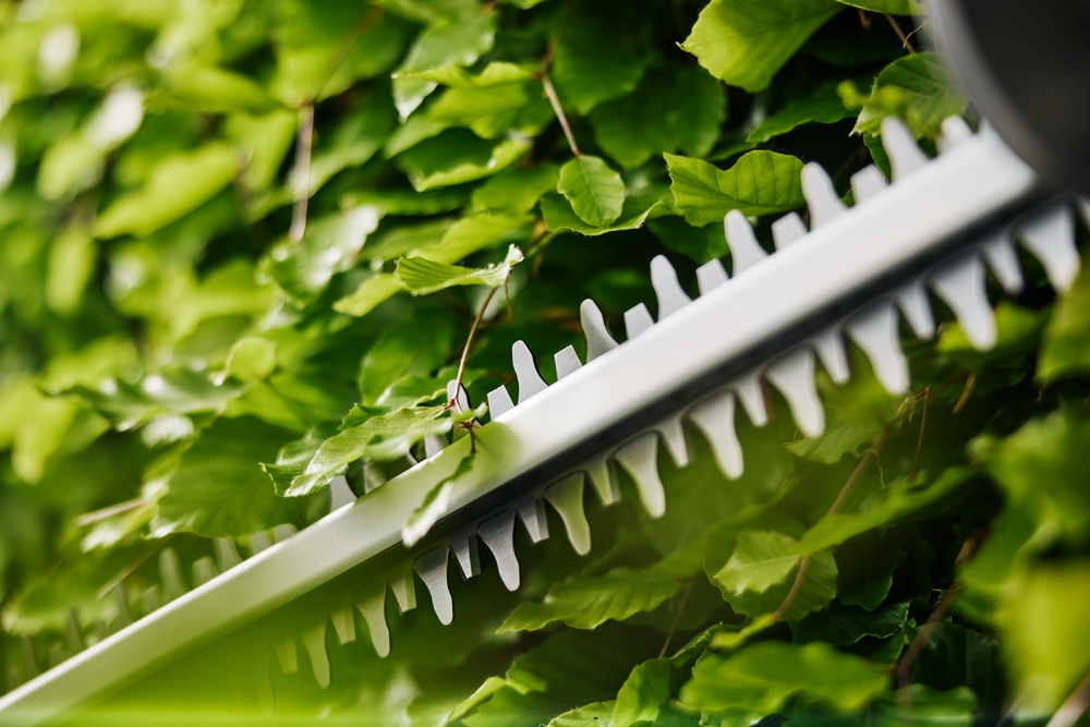 Nůžky na živý plot Gardena EasyCut 55/18V jsou vybaveny záěsným hákem pro uskladnění