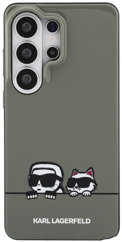 Designový kryt na mobil Karl Lagerfeld IML K&CH Peekaboo Logo Magnetic na Samsung Galaxy S26 Ultra v černé barvě