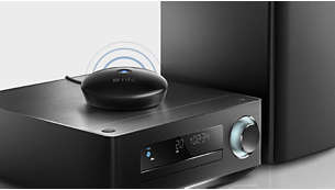 Adaptér Philips AEA2700 Bluetooth stříbrný Adaptér Philips AEA2700 Bluetooth stříbrný