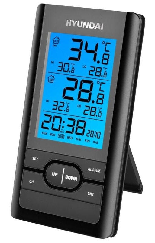 Meteorologická stanice Hyundai WS 1070 černá