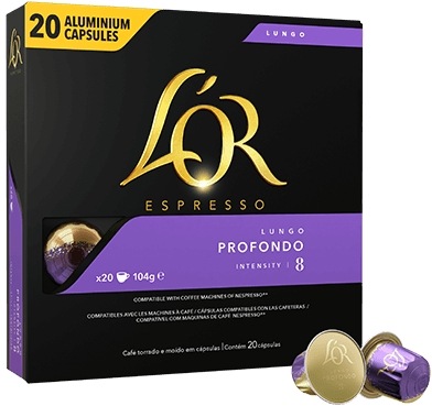 Kapsle pro espressa L’OR NCC Profondo (20 ks)