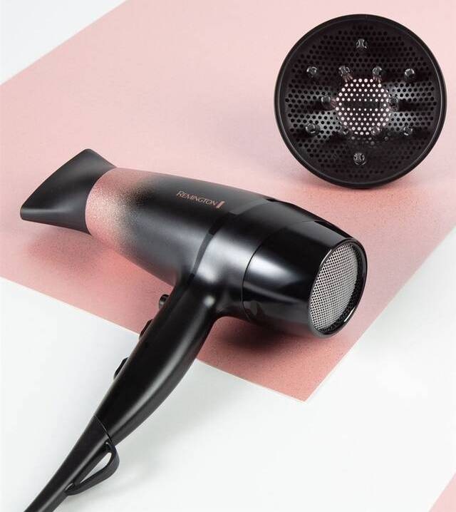 Fén Remington D5305 Rose Shimmer černý/zlatý