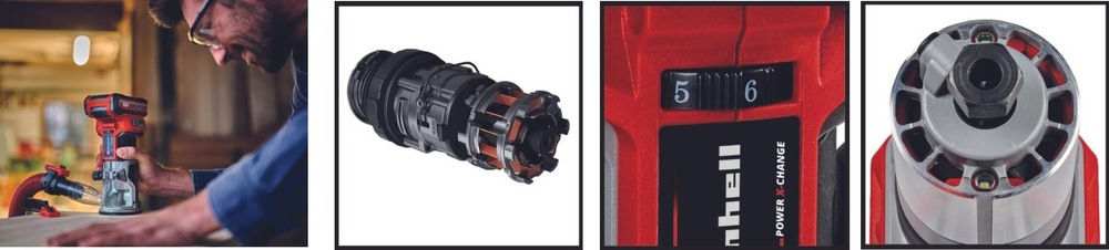 Frézka horní Einhell Professional TP-ET 18 Li BL (bez baterie) 4350412 Einhell TP-ET 18 Li BL