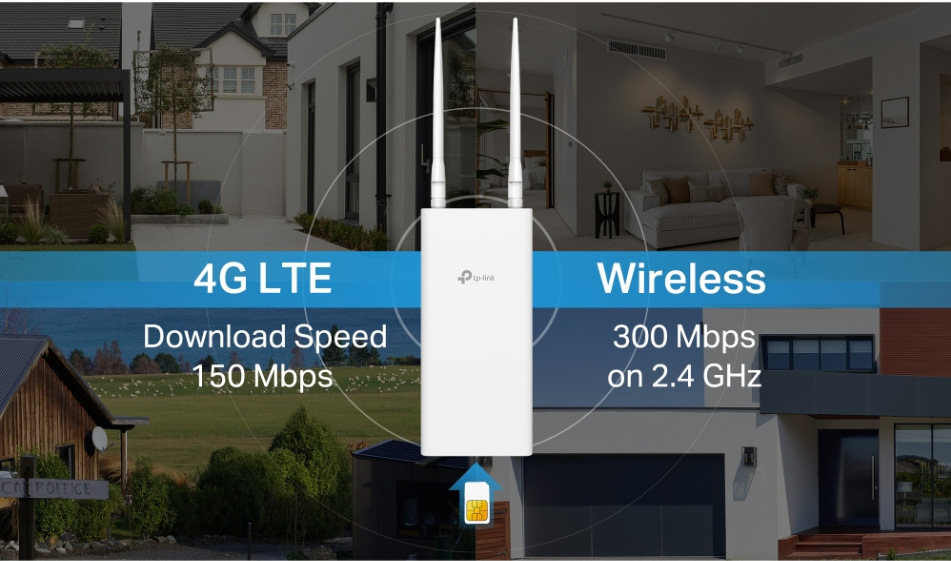 Router TP-Link TL-MR100-Outdoor - bílý