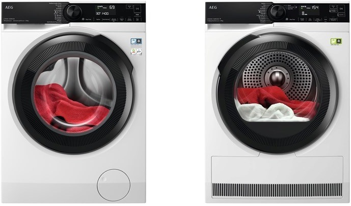 Set pračka AEG LFR73844VC + sušička AEG TR8384CC