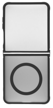 Kryt na mobil WG Matte Frame Magnet na Samsung Galaxy Z Flip7 černý Kryt na mobil WG Matte Frame Magnet na Samsung Galaxy Z Flip7 v černé barvě
