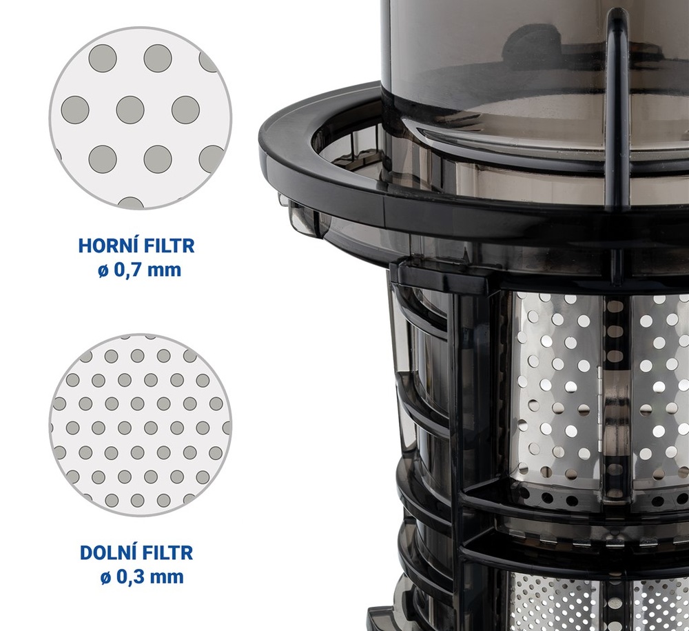 Odšťavňovač Tesla SlowJuicer SJ500 XL černý