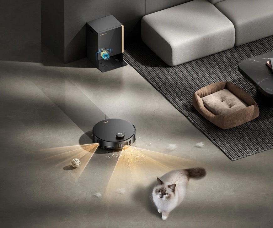Robot MOVA Mobius 60 se schopností rozeznávat různé objekty včetně mazlíčků