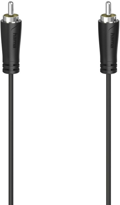Kabel Hama audio Cinch, 1,5m - černý