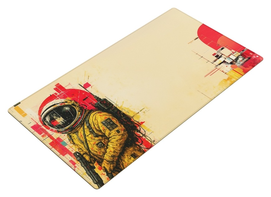 Podložka pod myš HATOR Tonn EVO 3XL Design Edition Astronaut žlutá Podložka HATOR Tonn EVO 3XL Design Edition Astronaut s ilustrací astronauta ve skafandru