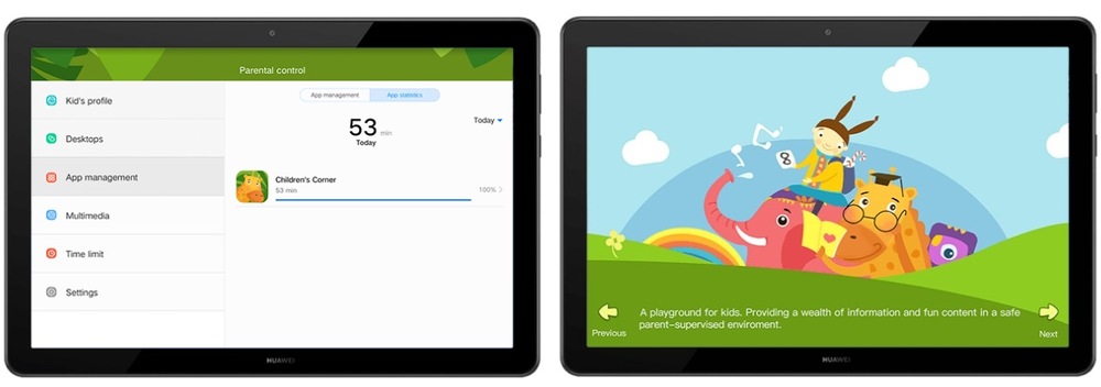 Dotykový tablet Huawei MediaPad T5 10 64 GB Wi-Fi černý Dotykový tablet Huawei MediaPad T5 10 64 GB Wi-Fi černý