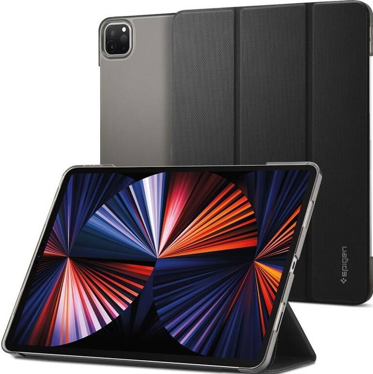 Pouzdro na tablet Spigen Liquid Air Folio na Apple iPad Pro 12,9" 2021 černé