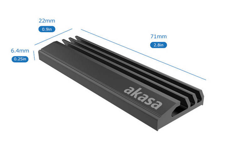 Chladič AKASA M.2 SSD