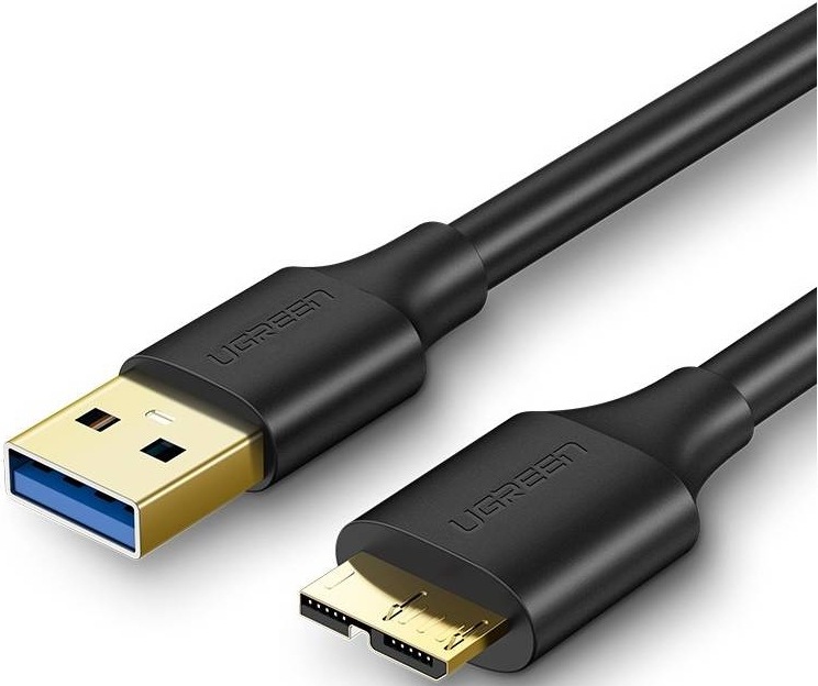 UGREEN USB 3.0 / Micro USB 3.0, 1 m, černá