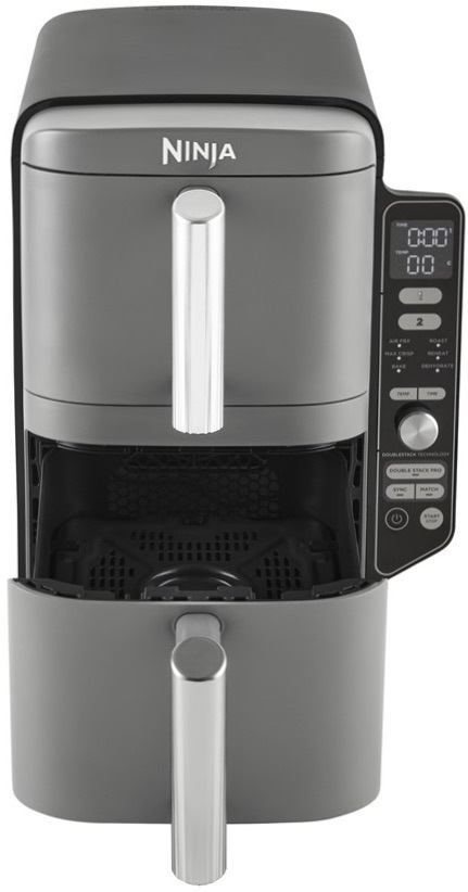 Fritéza horkovzdušná Ninja SL400EU Foodie Double Stack XL 9,5 l šedá Fritéza horkovzdušná Ninja SL400EU Foodie Double Stack XL 9,5 l šedá