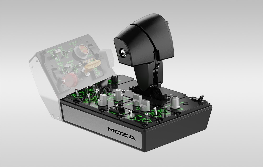 Moza Racing MTP má k dispozici 27 programovatelných spínačů