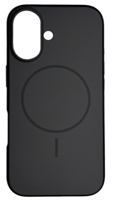 Kryt na mobil WG MatteSilk Magnet na Apple iPhone 16 v černé barvě