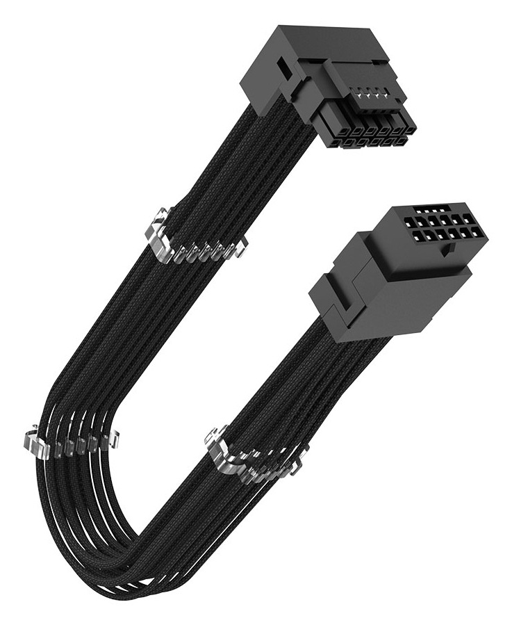 AKASA G-Nexus PX16, 90° 12VHPWR Extension Cable podporuje grafické karty s výkonem 600 W