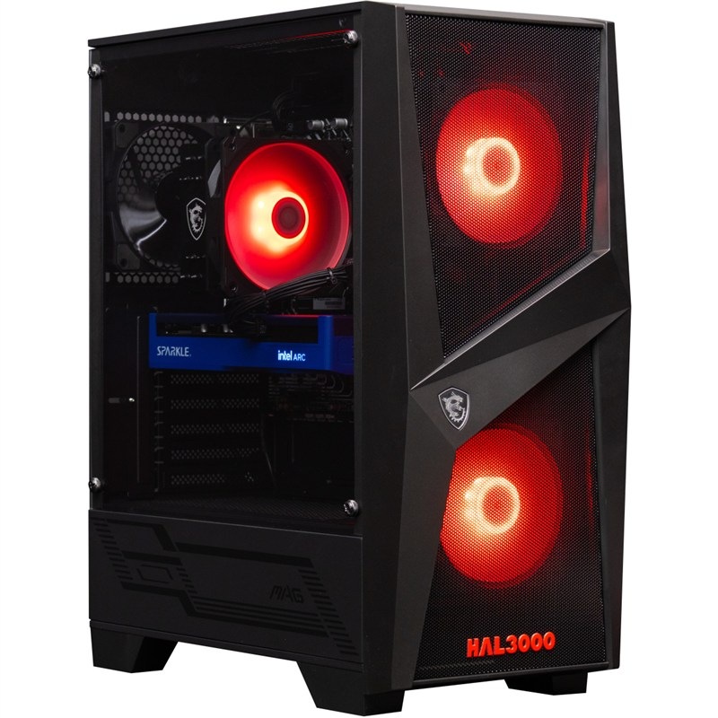 Herní počítač HAL3000 MEGA Gamer Pro i5-12400F, RAM 16GB, SSD 1024 GB ,Arc B570- 10GBMicrosoft Windows 11 Home - černý