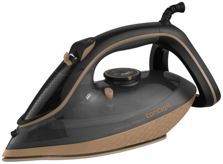 Napařovací žehlička Concept ZN9220 Smooth Care PRO 9000 v černé a béžové barvě