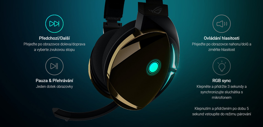 Headset Asus ROG Strix Fusion 500 černý
