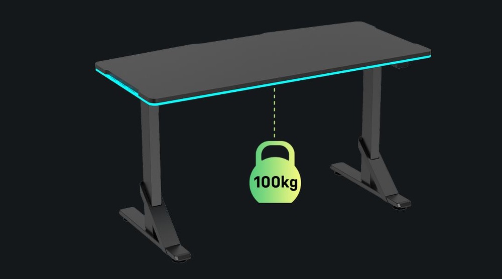 Ultradesk IRON s RGB (UDESK-IR-BKA)