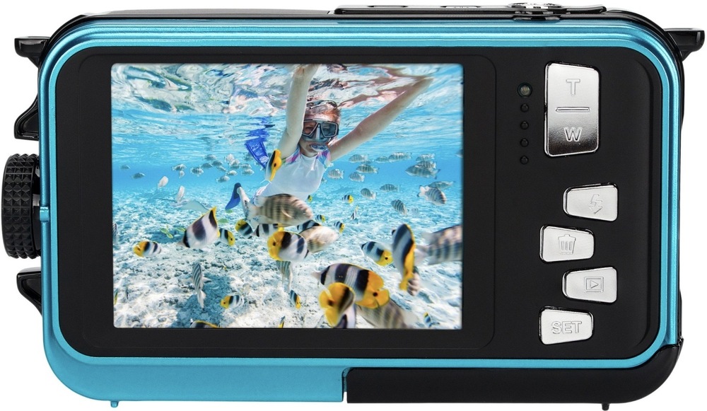 Digitální fotoaparát AgfaPhoto Realishot WP8000 modrý Fotoaparát podporuje špičkové technologie