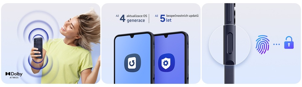 Mobilní telefon Samsung Galaxy A25 5G 6 GB / 128 GB černý/modrý