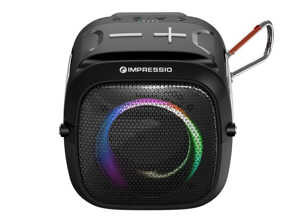 Přenosný reproduktor C-Tech Impressio Qubis mini černý