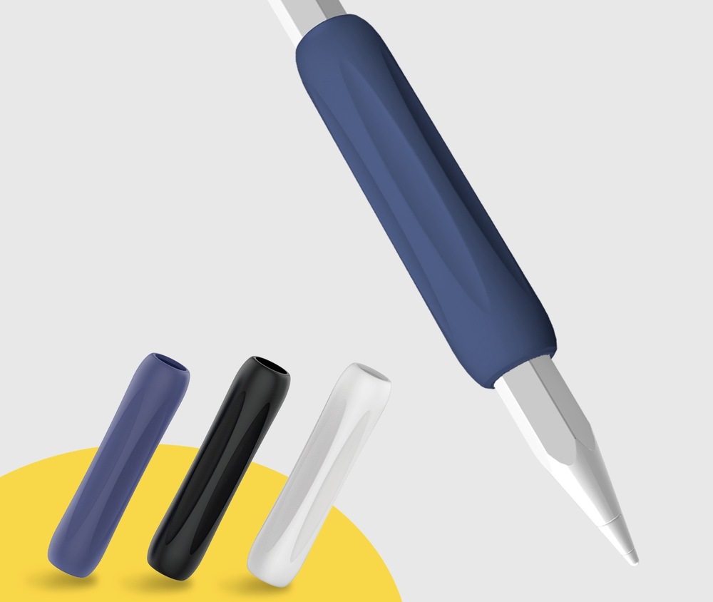 Držák doodroo pro Apple Pencil 1st-2nd Gen, 3 ks černý/bílý/modrý Držák doodroo pro Apple Pencil 1st-2nd Gen, 3 ks černý/bílý/modrý