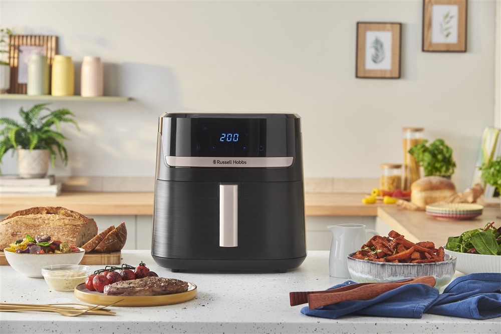 Fritéza horkovzdušná RUSSELL HOBBS Satisfry Air 27630-56, 8,3 l černá
