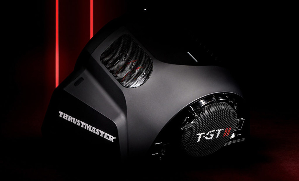 Volant Thrustmaster T-GT II PACK, volant + základna (bez pedálů) pro PC a PS5, PS4
