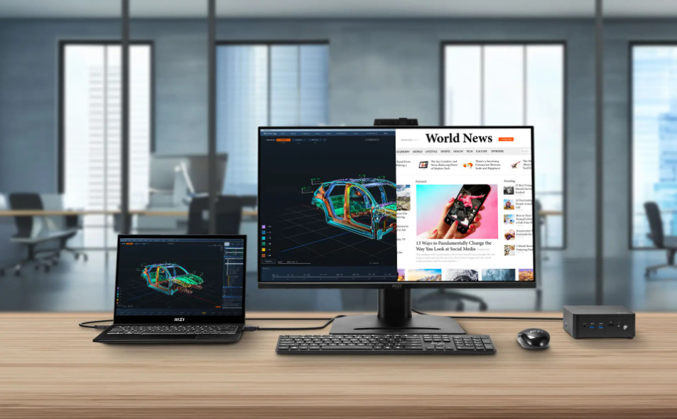 Monitor MSI PRO MP275QPDG černý