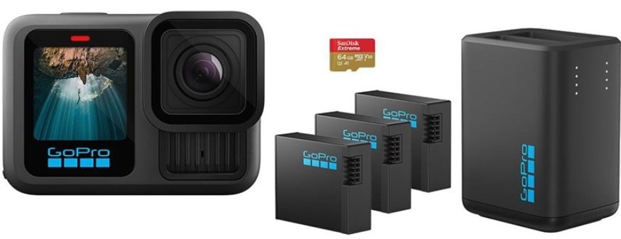 Outdoorová kamera GoPro HERO13 Black Extended Power Bundle