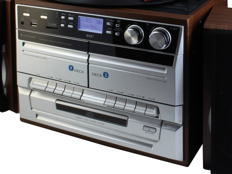 Mikrosystém Soundmaster MCD5550 DBR stříbrný/hnědý Mikrosystém Soundmaster MCD5550 DBR stříbrný/hnědý