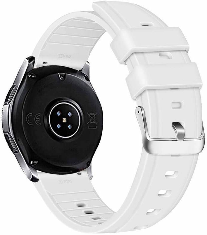 Řemínek RhinoTech univerzální silikonový Quick Release 22mm bílý