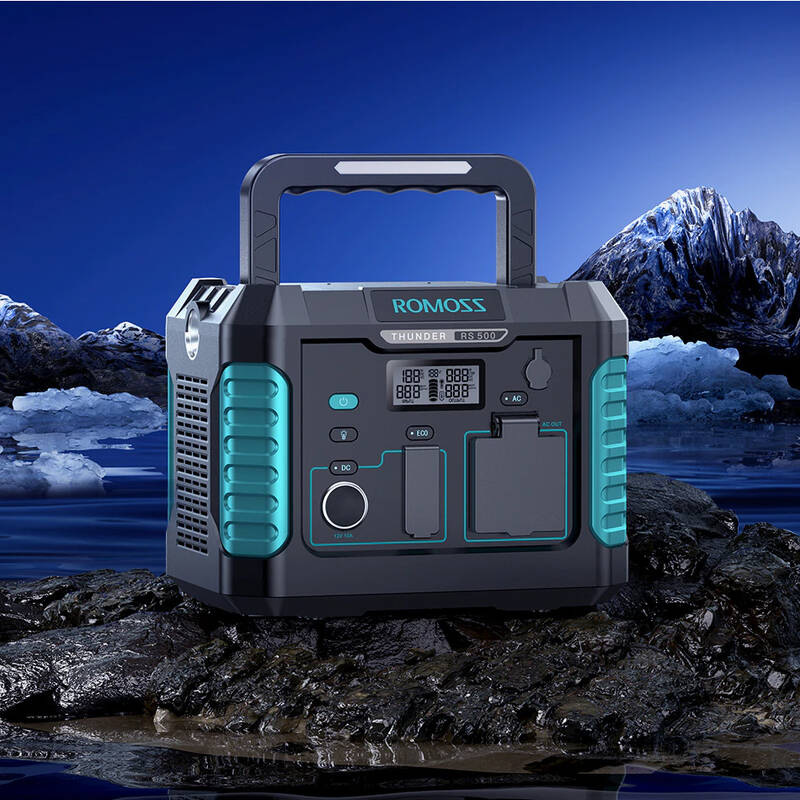 Nabíjecí stanice Romoss RS500 (400Wh) černá Nabíjecí stanice Romoss RS500 (400Wh) černá