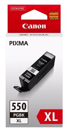 Inkoustová náplň Canon PGI-550XL PGBK, 500 stran černá