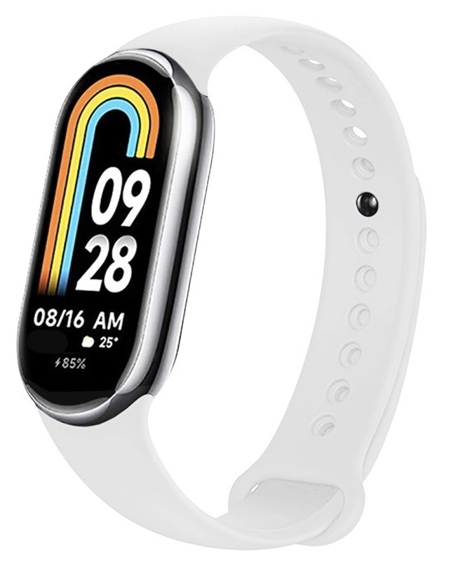 Řemínek FIXED Silicone Strap na Xiaomi Smart Band 10/9/8 bílý Řemínek FIXED Silicone Strap na Xiaomi Smart Band 10/9/8 bílý